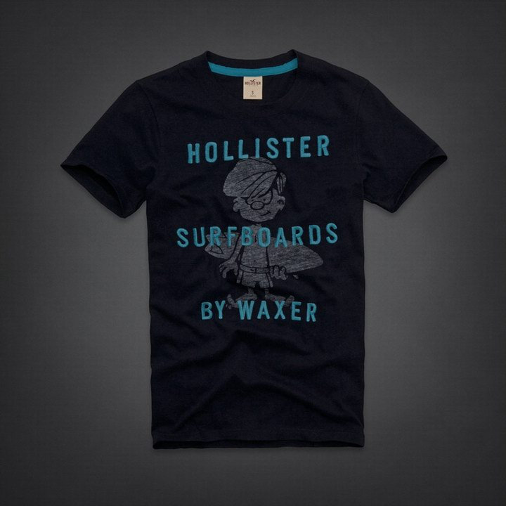 Tee shirt Hollister Homme Noir